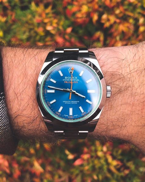 rolex milgauss z blue review|rolex z blue model.